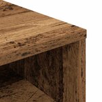 vidaXL Bibliothèque vieux bois 34x31x80 cm bois d'ingénierie