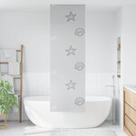 vidaXL Store enrouleur de douche 80x240 cm largeur du tissu 76 cm