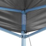 vidaXL Tente de réception pliable avec 2 parois 2x2 m Acier Anthracite
