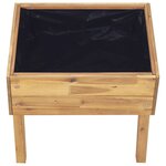 vidaXL Jardinière surélevée 50x40x45 cm Bois massif d'acacia