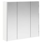 vidaXL Armoire Miroir de Salle de Bain Blanc 73.5 x 15.5 x 70 cm