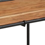 vidaXL Table console 110x42x76 cm bois massif d'acacia