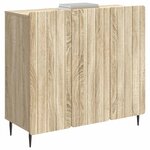 vidaXL Buffet Chêne Sonoma 89 x 34 5 x 82 cm Bois d'ingénierie