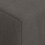 vidaXL Canapé-lit pliable Gris foncé 200 x 70 x 15 cm