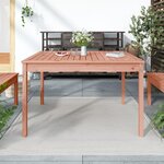 vidaXL Table de jardin 121x82 5x76 cm bois massif de douglas