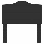vidaXL Tête de lit Chêne noir 100 cm Bois d'ingénierie