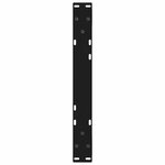 vidaXL Pieds de table basse 2 pièces Noir 60 x (30-31 3) cm Acier
