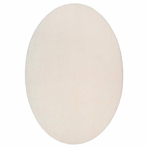 vidaXL Tapis HUARTE Beige 140 x 200 cm Polyester