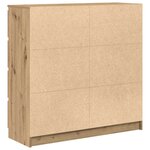 vidaXL Buffet chêne artisanal 100x35x99 cm bois d'ingénierie