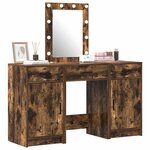 vidaXL Table de Toilette Marron 50 x 41 x 135 cm Bois d'ingénierie