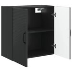 vidaXL Armoire Murale Noir 59 x 31 x 60 cm Bois d'ingénierie