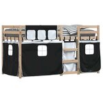 vidaXL Lit superposé sans matelas 90x190 cm bois de pin massif