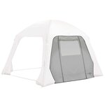 Bo-Camp Paroi latérale avec porte et fenêtre de tente Air Gazebo Gris