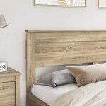 vidaXL Tête de lit Chêne Sonoma 200 cm Bois d'ingénierie