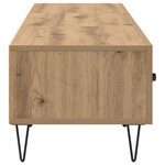 vidaXL Meuble TV chêne artisanal 150 x 36 x 30 cm Bois d'ingénierie