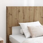 vidaXL Tête de lit Chêne artisanal PB