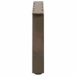 vidaXL Pieds de table basse en forme de A  2 pièces  60 x (30-31) cm  acier