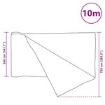 vidaXL Filet brise-vue Vert 3 6x10 m PEHD 150 g/m²