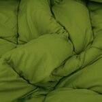 vidaXL Duvet d'été simple Vert et Anthracite 220 x 155 cm Microfibre