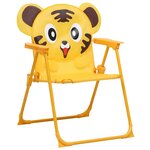 vidaXL Ensemble de bistro avec parasol pour enfants 3 Pièces Jaune