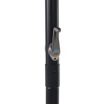vidaXL Parasol de jardin avec base portable rouge