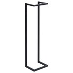 vidaXL Porte-serviette Noir 25x20x95 cm Fer