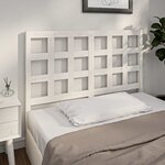vidaXL Tête de lit blanc 140 5x4x100 cm bois massif de pin
