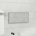 vidaXL Ensemble de meubles de salle de bain 2 Pièces Sonoma gris