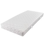 vidaXL Matelas avec housse lavable 200 x 90 x 17 cm H3