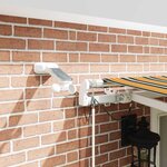 vidaXL Auvent Rétractable Vert et jaune 500 × 350 cm Tissu et Métal