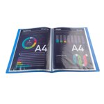 Protège-documents En Polypropylène Semi Rigide Chromaline 80 Vues - A4 - Bleu - Exacompta