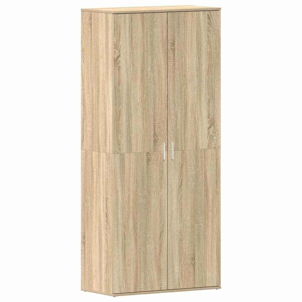 vidaXL Cabinet à chaussures Marron 80 x 39 x 180 cm Bois d'ingénierie