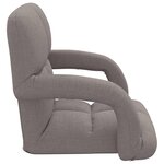 vidaXL Chaise de sol réglable avec accoudoir