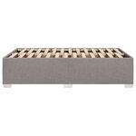 vidaXL Cadre de lit Taupe 120x200 cm Tissu