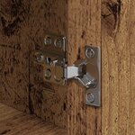 vidaXL Cabinet de chevet Vieux bois Bois d'ingénierie