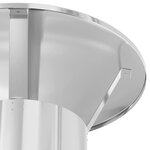 vidaXL Extension de Conduit Argent 35 x 35 x 65 cm Acier inoxydable