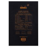 Bloc BLACK N°19 21x31 8cm 80F agrafées 80g Q.5x5 RHODIA