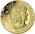 Pièce de monnaie en Or 250 Dollars g 2.5 Millésime 2024 Ors de France LOUIS XIII