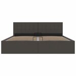 vidaXL Cadre de lit à rangement hydraulique sans matelas 160x200 cm