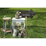 Ardoise Silhouette sur pied