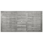 vidaXL Table à dîner de jardin (150-200)x100x75cm Bois d'acacia massif