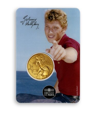 Blister johnny polo avec mini médaille couleur or