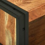 vidaXL Table basse Marron 120 x 50 x 38 cm Bois d'Acacia Massif