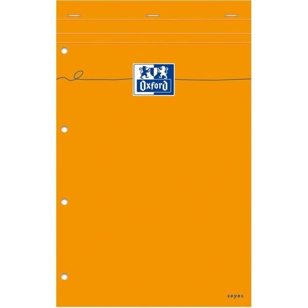 OXFORD Bloc-notes - Petits carreaux - 160 pages - 31,5 cm x 21 cm x 0,9 cm