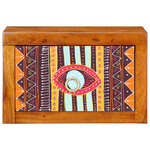 vidaXL Cabinet de chevet Marron 35 x 30 x 22 cm Bois d'acacia massif