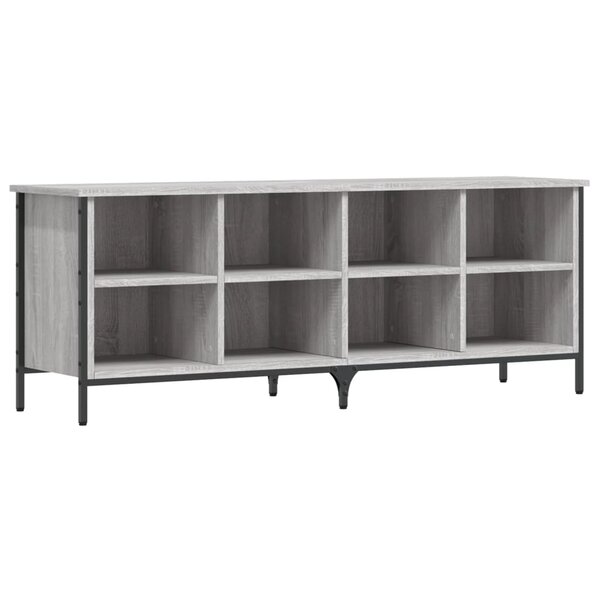 vidaXL Armoire à chaussures sonoma gris 131x35x50 cm bois d'ingénierie