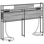 vidaXL Tête de lit de rangement Sonoma gris 140 cm Bois d'ingénierie