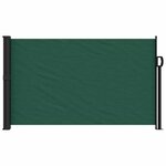 vidaXL Auvent latéral rétractable vert foncé 120x500 cm
