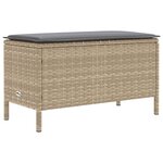vidaXL Ensembles de meubles 7 Pièces Beige et Gris clair Rotin PE