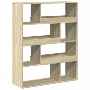 vidaXL Bibliothèque chêne sonoma 100x33x125 5 cm bois d'ingénierie